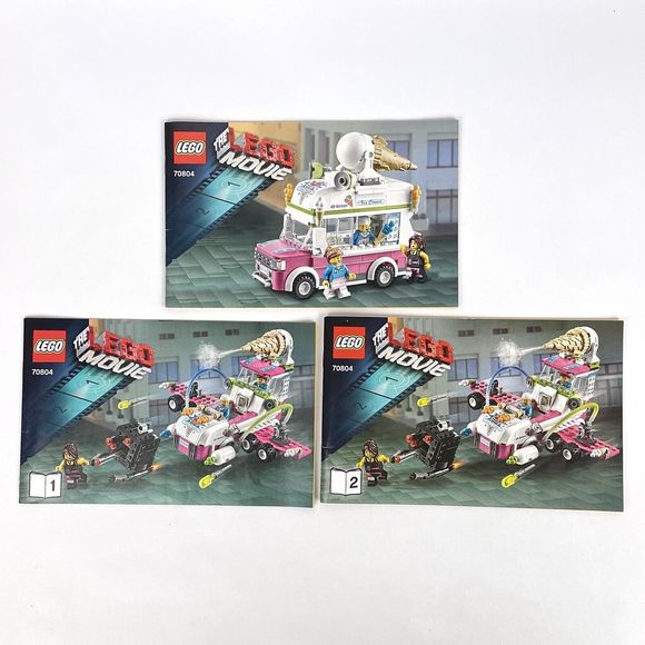 Lego Movie 70804 Ice Cream Machine Complete 2 in 1 Set w/ Figures Manuals & Box - Picture 7 of 16